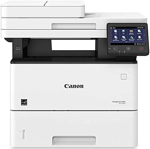 Canon imageCLASS D1620 - Monochrome Duplex Wireless Laser Printer, Multifunction With Scanner, Copier, Automatic Document Feeder, 3 Year Limited Warranty, 45 PPM, White by Unknown