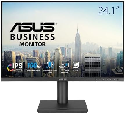 ASUS BE248CFN 24 Inch1200P Computer Monitor, USB-C 96W, HDMI, RJ45, VESA by Unknown