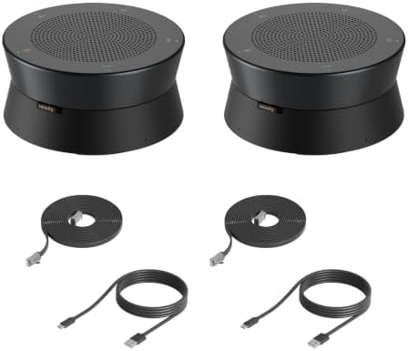 Nearity A20S 2-Pack Conference Speaker with 8 MEMS Mics, Daisy Chain by Nearity