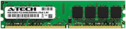 A-Tech 4GB DDR2 800MHz UDIMM PC2-6400 CL6 2Rx8 1.8V DIMM Non-ECC Unbuffered Desktop RAM Memory Module - Image 2