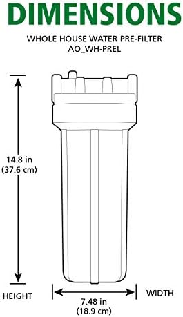 A. O. Smith Whole House Sediment Filter | Built-in Timer | AO-WH-PREL - Image 3