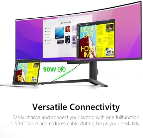 INNOCN 49" QD-OLED 5K2K 5120 x 1440P 144Hz Ultrawide Curved Monitor - 49Q1R - Image 2