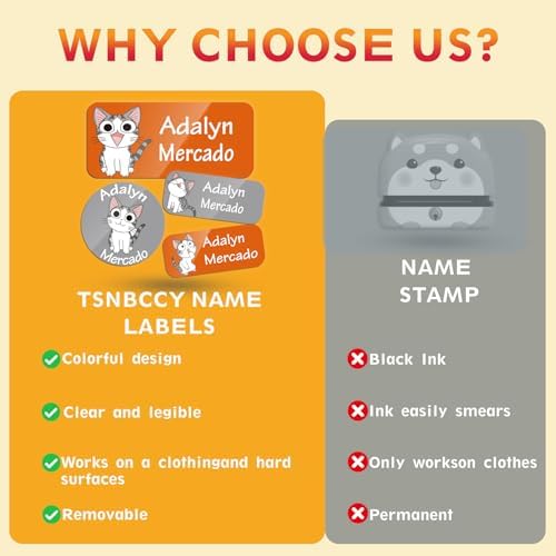Custom Personalized Name Labels for Kid Waterproof Name Stickers Tags - Image 7