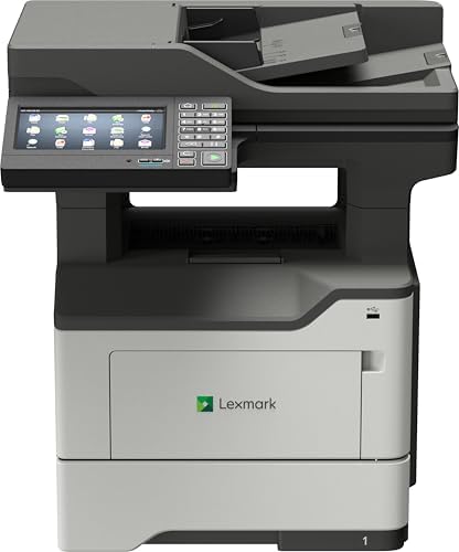 Lexmark MX622adhe Monochrome Laser Printer, Integrated Duplex, Energy Star, 7-inch Color Touch Screen, Print Speed: Up to 50 ppm, Recommended Monthly Page Volume: 2,000-20,000 Pages(36S0920) by Unknown