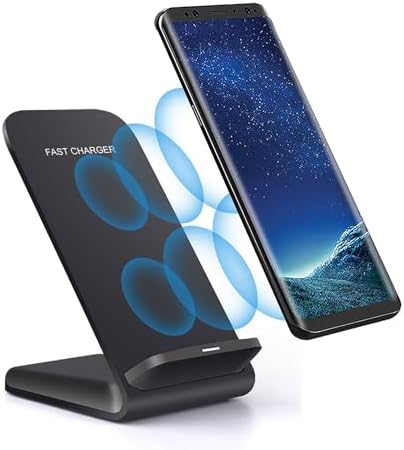 Wireless Charger(Stand), 20W Fast Wireless Charging Stand for Samsung Galaxy S24/S24+/S24 Ultra/S23/S22/S21/S20/S10/Note,for Google Pixel 8/7/6, for LG and More. by Cesbiomo