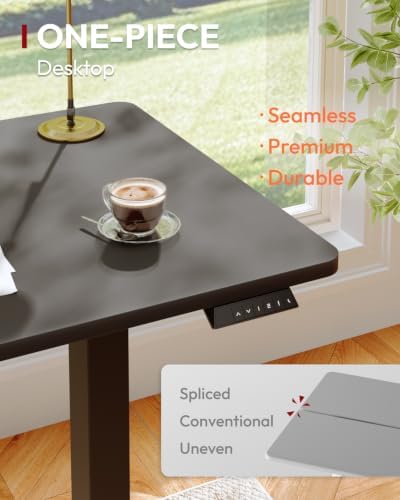 SANODESK One-Piece 40 x 24'' Electric Height Adjustable Standing Desk - Image 3