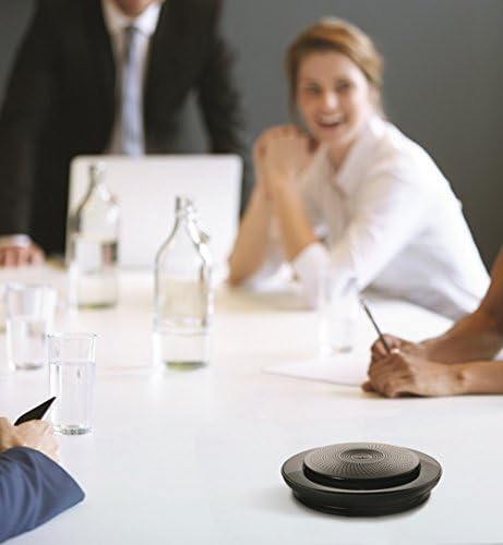 Jabra Speak 710 UC Wireless Bluetooth Speakerphone with Link 370 USB Adapter – Portable Conference Speaker for Holding Meetings Anywhere with Immersive Sound - Certified for Zoom & Google Meet - Image 2