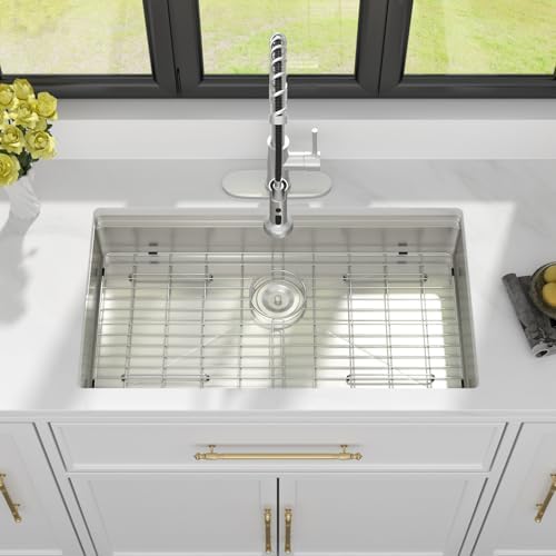 Kichae 32 Undermount Kitchen Sink 16 Gauge Stainless Steel ADA Compliant - Image 3
