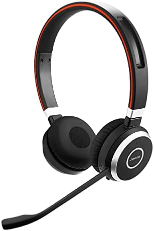 Jabra Evolve 65 SE Link380a MS Stereo- Bluetooth Headset with Noise-Cancelling Microphone, Long-Lasting Battery and Dual Connectivity - Works with All Other Platforms - Black by Jabra