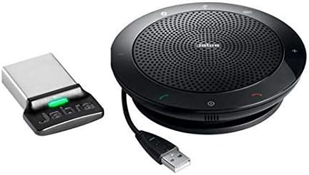 Jabra Speak 510+ with Link 360 – USB & Bluetooth Speakerphone Optimized for UC by Jabra
