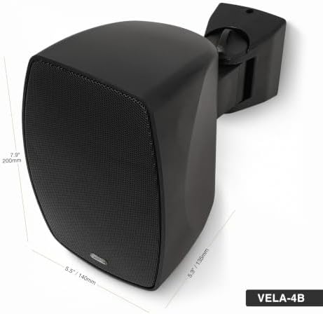 Sound Town 4-Zone Commercial Amplifier and 8 Wall Speakers (SDCA240X8VL4B) - Image 5