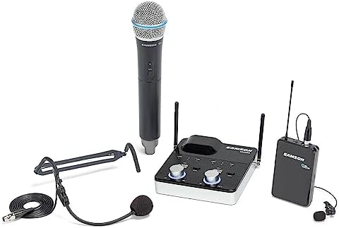 Samson Concert 288m All-In-One Wireless System (D Band), Ambidextrous (C288MALL-D) - Image 6