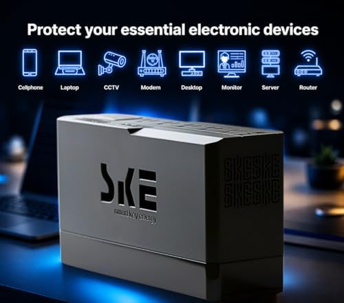 SKE SMART KEY ENERGY SKE 425VA/240W UPS Battery Backu Surge Protector for Computer UPS Battery Backup Uninterruptible Power Supply…, VL425 - Image 2