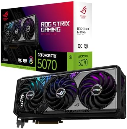 ASUS ROG Strix GeForce RTX 5070 12GB GDDR7 OC Edition Gaming Graphics Card by Unknown