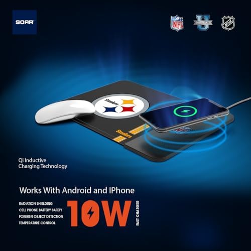 SOAR NFL Wireless Charging Mouse Pad - Image 4