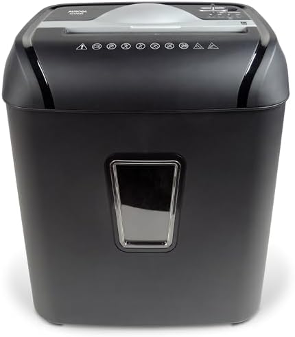 Aurora AU1208XE Anti-Jam 12-Sheet Crosscut Paper/Credit Card Shredder with 4.8 Gallon Wastebasket - Image 6