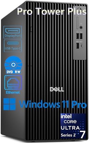 Dell Pro Tower Plus Core Ultra 7 265 16GB DDR5 1TB SSD Desktop Computer by Dell