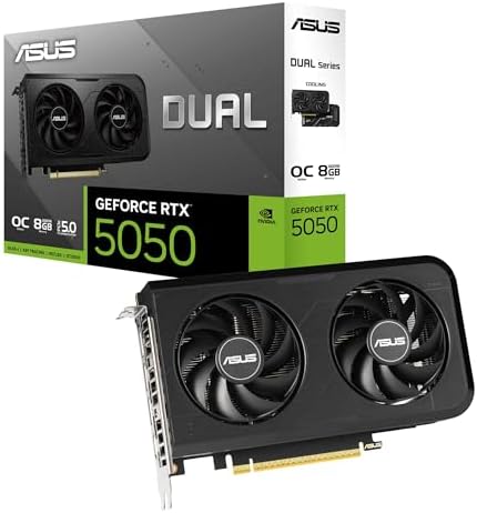 ASUS Dual GeForce RTX 5050 8GB GDDR6 OC Edition Gaming Graphics Card by Unknown
