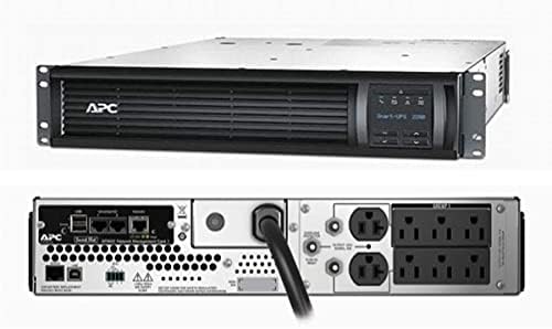 APC SMT2200RM2UNC Smart-UPS 2200VA 1920W 2U Rackmount Power Battery Backup with AP9631 Network Card (Renewed) - Image 2