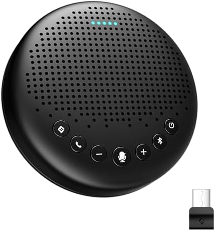 EMEET Luna Conference Speaker and Microphone, 360° Voice Pickup for 8 Users by EMEET