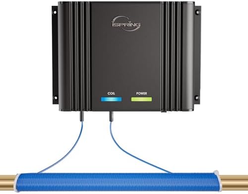 iSpring EDV2 Whole House Electronic Water Descaler, Salt-Free System by iSpring