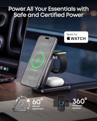 Anker Prime 25W Qi2.2-Certified Palm-Sized 3-in-1 Foldable MagSafe Charger - Image 6