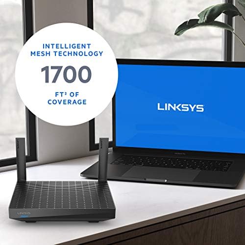 Linksys Mesh Wifi 6 Router, Dual-Band, 1,700 Sq. ft Coverage, 25+ Devices, Supports Guest WiFi, Parent Control, Speeds up to (AX1500) 1.5Gbps - MR7310 - Image 2