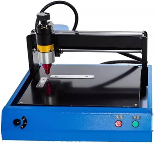 Electric Metal Marking Machine,for Steel Plate Tag Nameplate Desk Numbers Letter Tag Nameplate Engraver 400W,Marking Speed 50mm/s 300x200mm by Unknown