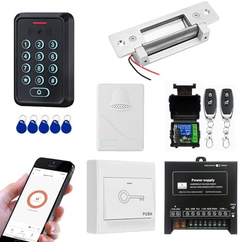 Smart Door Access Control Kit, Wi-Fi Tuya App, Adjustable Electric Strike by YUHANUS