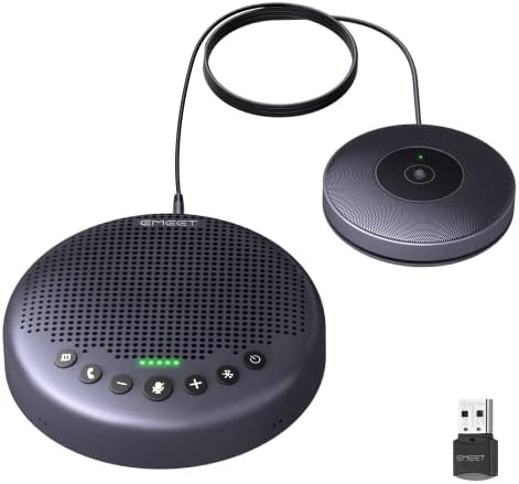 EMEET Luna Plus Kit Conference Speaker and Microphone with 8+1 Mics by EMEET