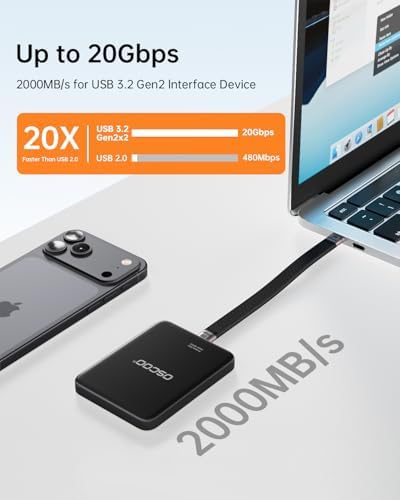 1TB Magnetic Portable SSD, Up to 2000MB/s – External Solid State Drive - Image 4