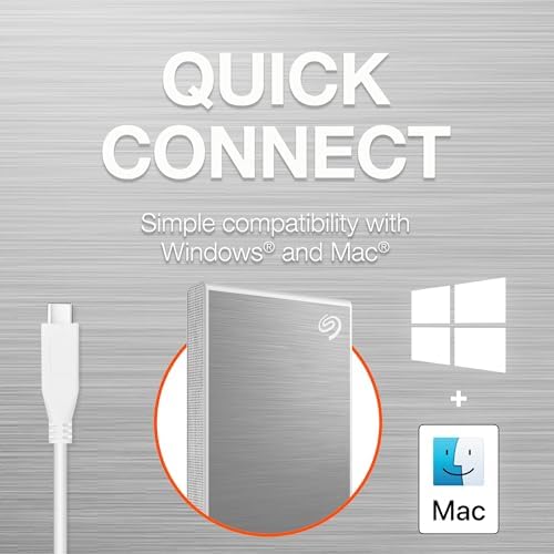 Seagate One Touch SSD 2TB External SSD Portable – Silver, speeds up to 1030MB/s, 6mo Mylio Photo+ subscription, 6mo Dropbox Backup Plan​ and Rescue Services (STKG2000401) - Image 6