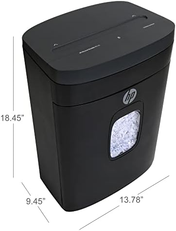 HP - Micro Cut Paper Shredder, 14-Sheet with Slide Top for Office - Image 3