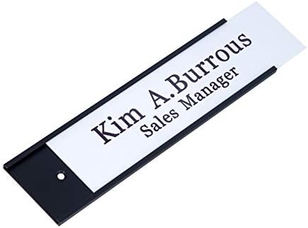 Custom Aluminum Name Plates With Wall or Desk Holder 2"x8" - Image 3