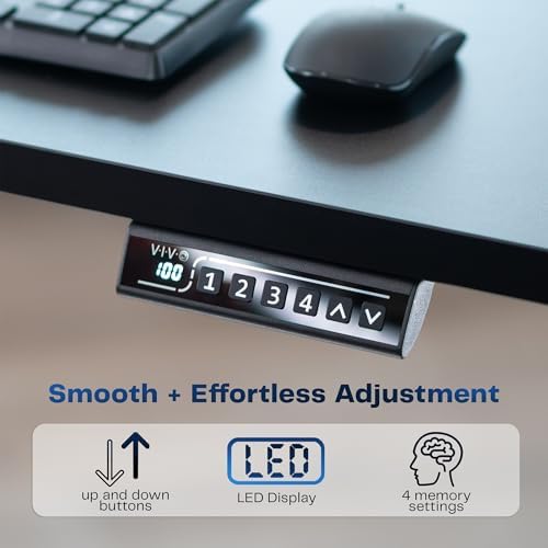 VIVO Dark Walnut 48 x 30 in Standing Desk, DESK-KIT-1B5D - Image 6