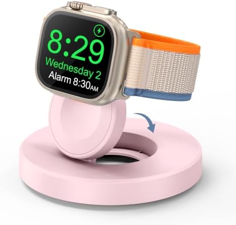 Upgraded for Apple Watch Charger, Foldable Travel Fast Charging Dock by ZAPOGO