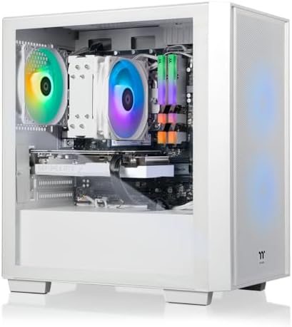 Thermaltake LCGS Versa i1260S Gaming Desktop (Intel Core™ i5-12600KF, ToughRam DDR4 3600Mhz 16GB RGB Memory, NVIDIA® GeForce RTX™ 3060, 1TB NVMe M.2, WiFi, Win11 Home) H16S-B760-360-LCS by Unknown