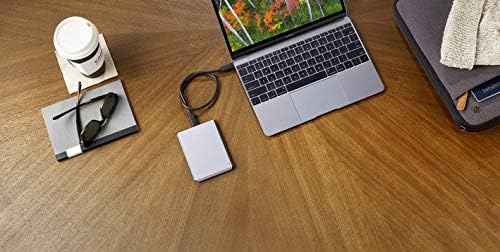 LaCie Mobile Drive 1TB External Hard Drive HDD – Space Gray USB-C USB 3.0, for Mac and PC Computer Desktop Workstation Laptop (STHG1000402) - Image 3