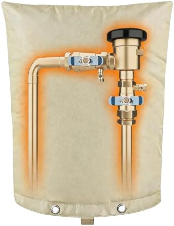 30"X24" 5 Layers Outdoor Pressure Vacuum Breaker, Well Pump, Sprinkler Valve, Faucet Cover for Winter Freeze Protection (5F), Beige by Actgan