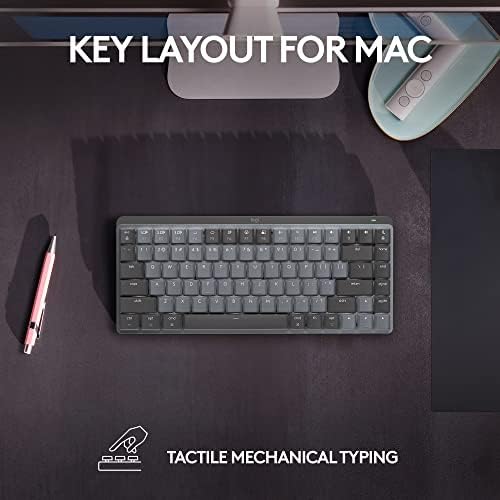 Logitech MX Mechanical Mini Mac Wireless Keyboard Low-Profile - Space Grey - Image 2