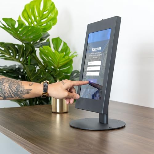 Mount-It! Lockable Tablet Countertop Kiosk Stand Compatible with Samsung - Image 5