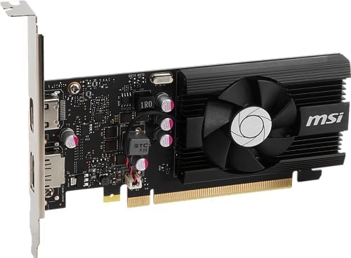msi Gaming GeForce GT 1030 4GB DDR4 64-bit HDCP Support DirectX 12 DP/HDMI Single Fan OC Graphics Card (GT 1030 4GD4 LP OC) - Image 3