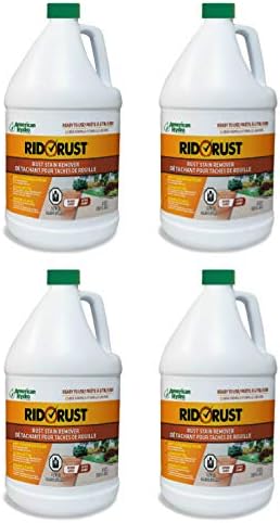 American Hydro Systems 2662 Rid O' Rust Liquid Rust Stain Remover, 1 Gallon, 4 Pack by Pro+Products
