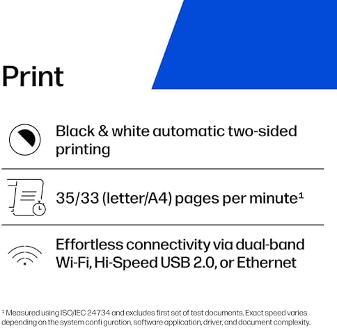 HP Laserjet Pro 3001dw Wireless Black & White Printer, Best-for-Office (3G65OF) - Image 2