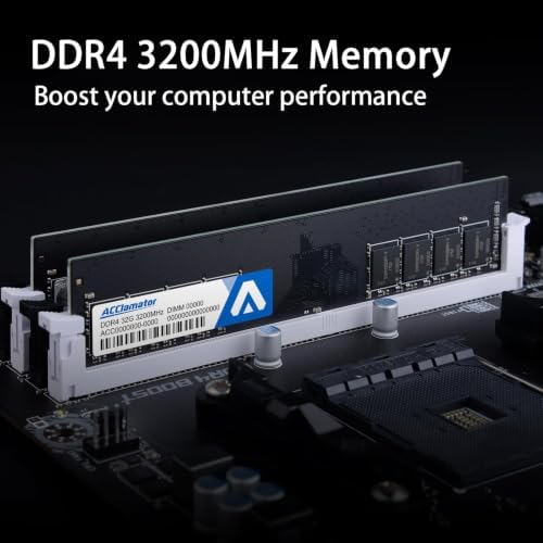 Acclamator DDR4 RAM 16GB (2x8GB) 3200MHz PC4-25600 XMP CL18 1.35V DIMM - Image 2