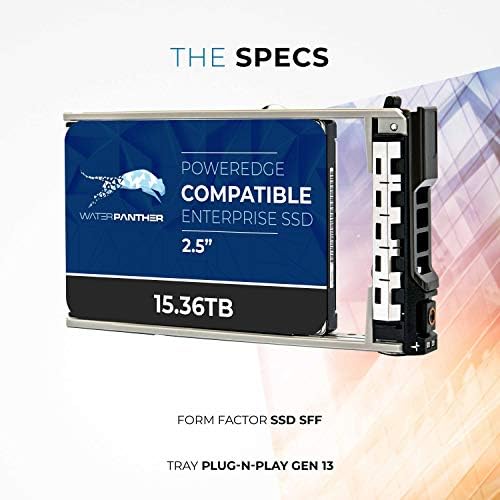 Water Panther 15.36TB SAS 24Gb/s 2.5" SSD for Dell PowerEdge Servers | Enterprise Drive in 13G Tray - Image 5