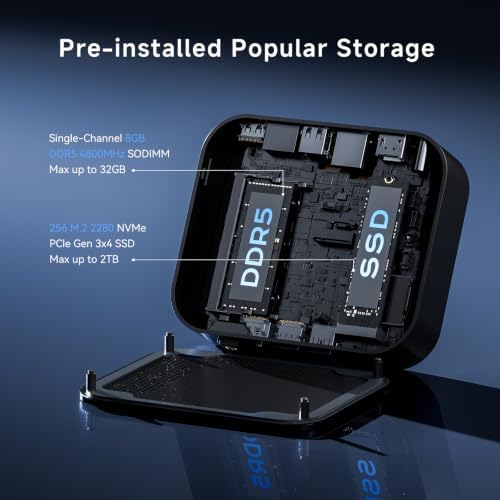 ASUS NUC 14 Essential, Intel NUC 14 N150 Mini PC, 8GB DDR5 RAM, 256GB SSD - Image 4
