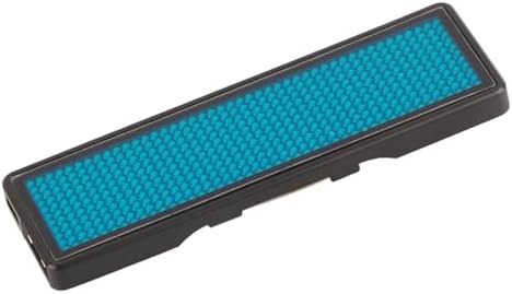 LED Name Badge Scrolling Message Tag - Display Up to 550 Chinese Characters/750 English Characters - Ideal for Airports, Malls, and Events Rechargeable, Bright, and Portable (Blue) - Image 5