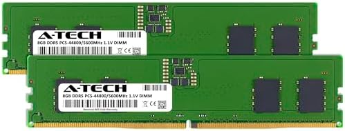 A-Tech 16GB Kit (2x8GB) DDR5 5600MHz PC5-44800 CL46 UDIMM 1.1V Non-ECC Unbuffered DIMM 288-Pin Desktop PC/Computer RAM Memory Upgrade Modules - Image 3