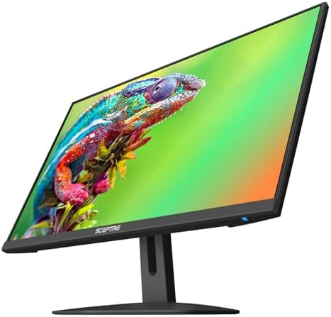 Sceptre New 24-inch Gaming Monitor 100Hz FreeSync 2X HDMI 1X DP Build-in Speakers, Machine Black 2026 (E248W-FW100T Series) by SceptreInc